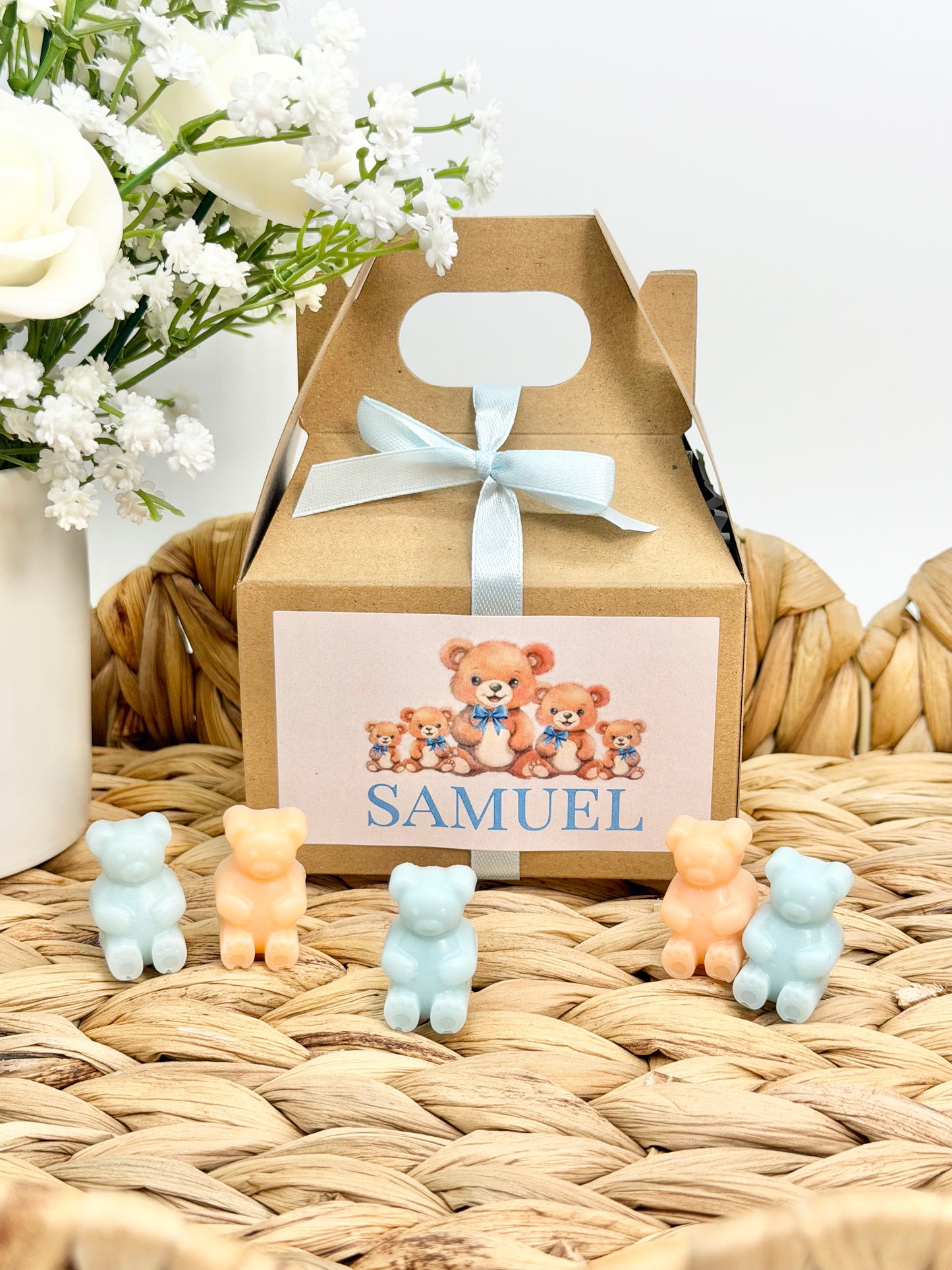 Personalized Mini Bear Goat Milk Soap