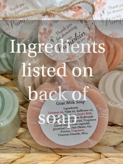 Set Of 6 Pumpkin Goat Milk Soap
