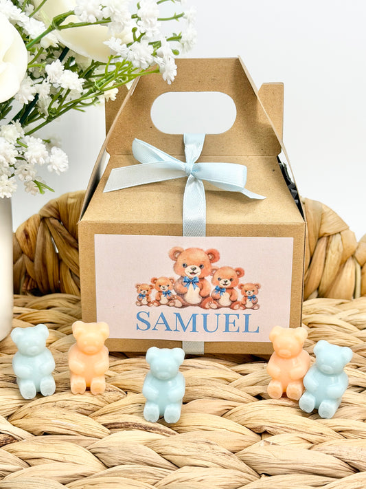 Personalized Mini Bear Goat Milk Soap