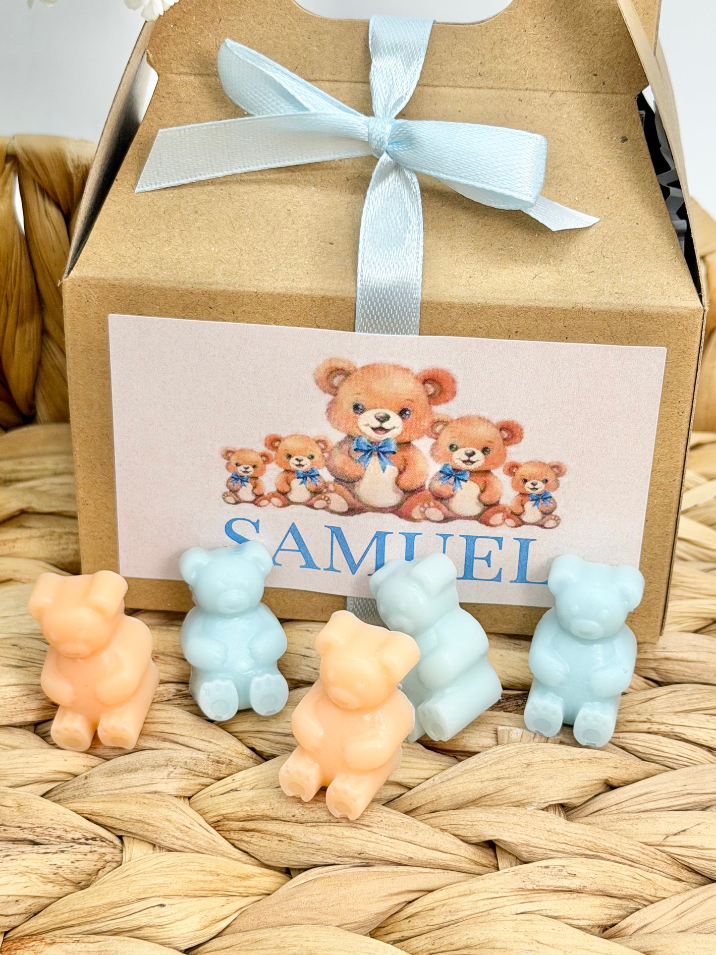 Personalized Mini Bear Goat Milk Soap