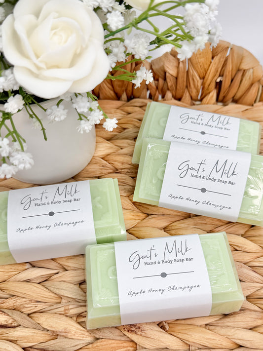 Apple Honey Champagne Goat Milk Soap