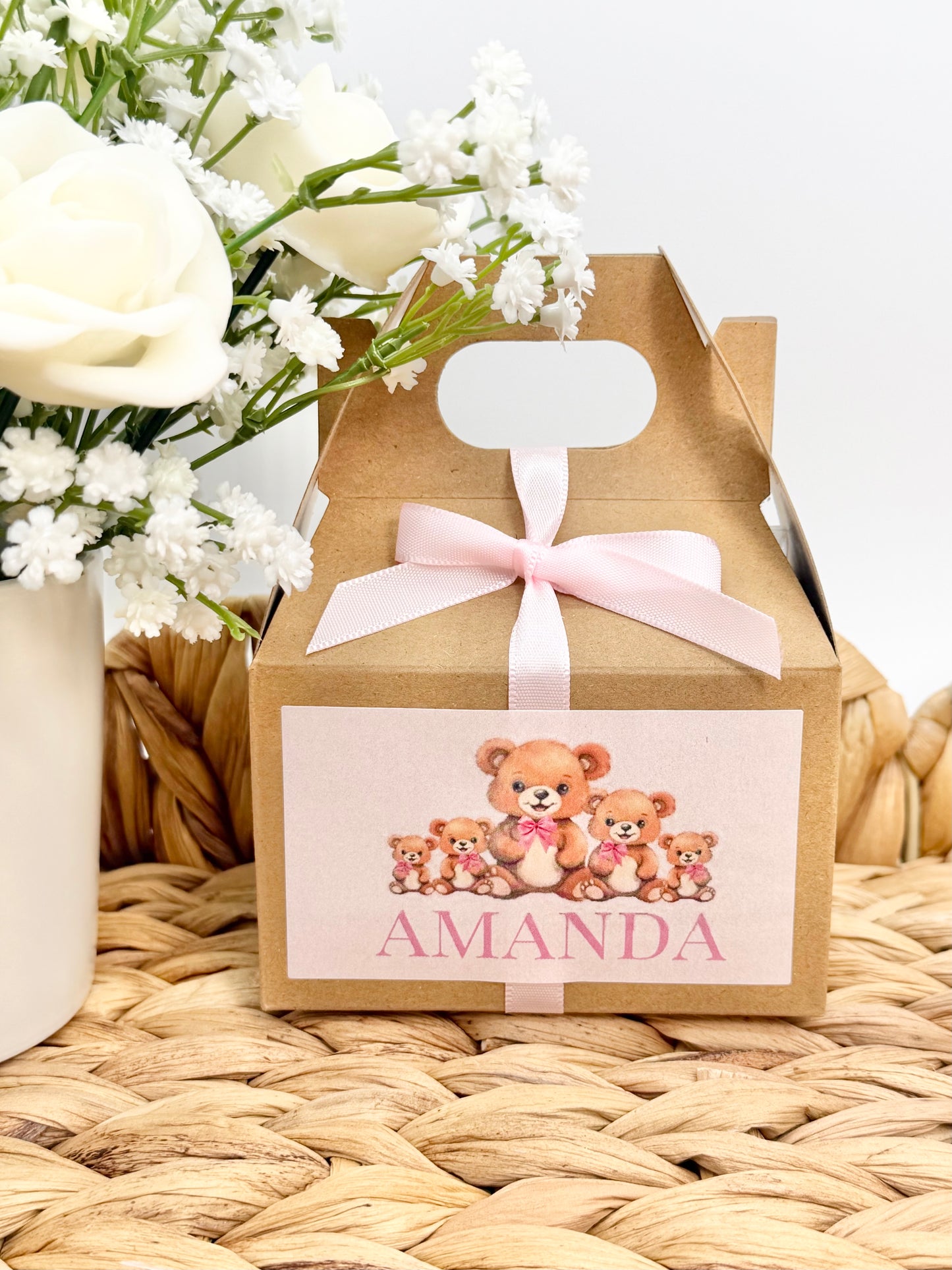 Personalized Mini Bear Goat Milk Soap