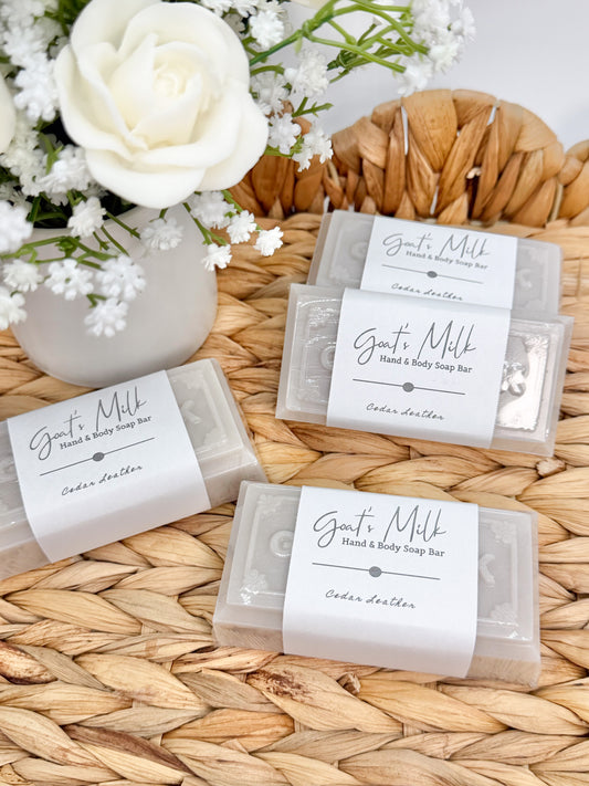 Cedar Leather Goat Milk Soap
