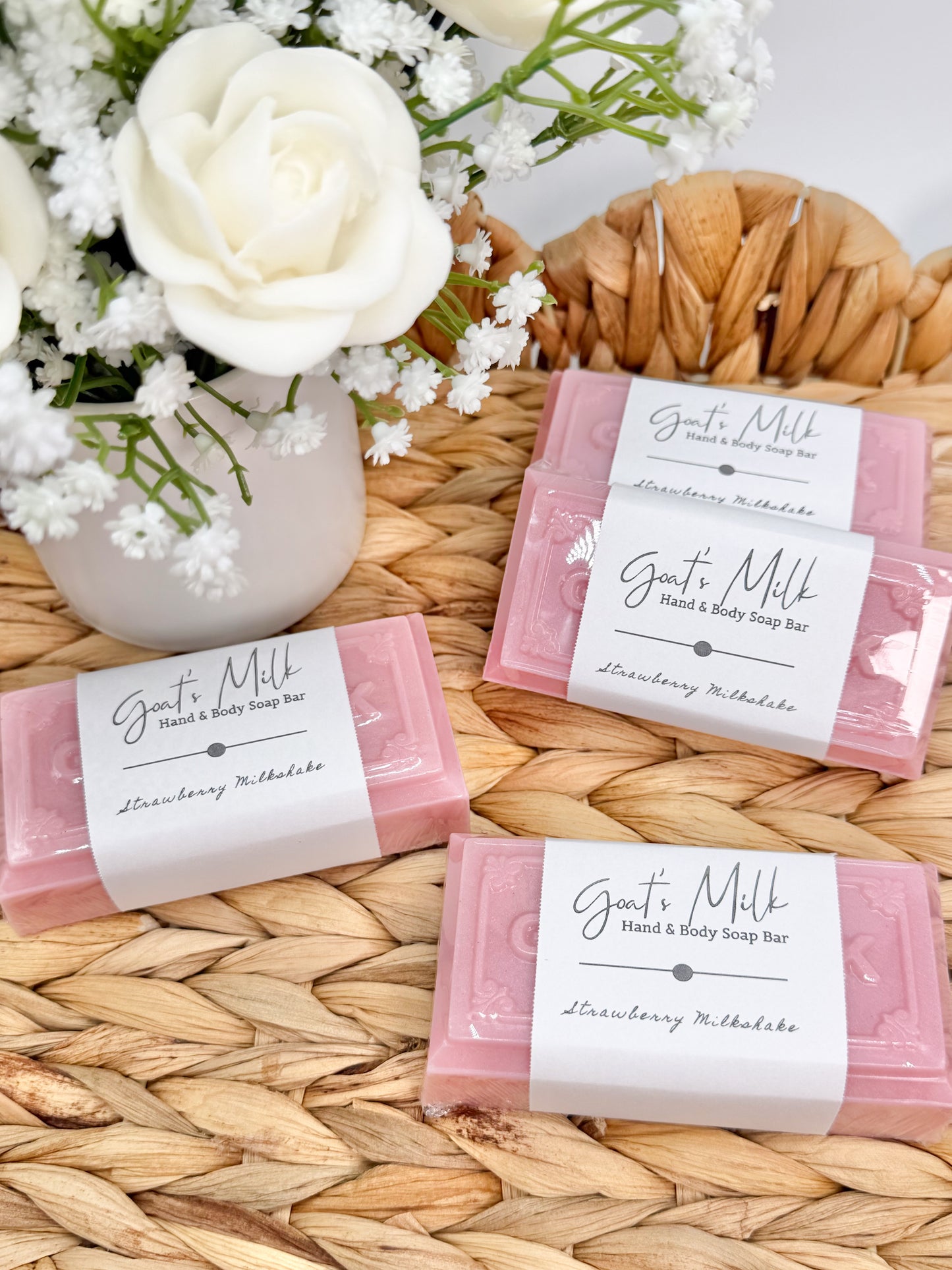 Strawberry Milkshake Goat Milk Soap