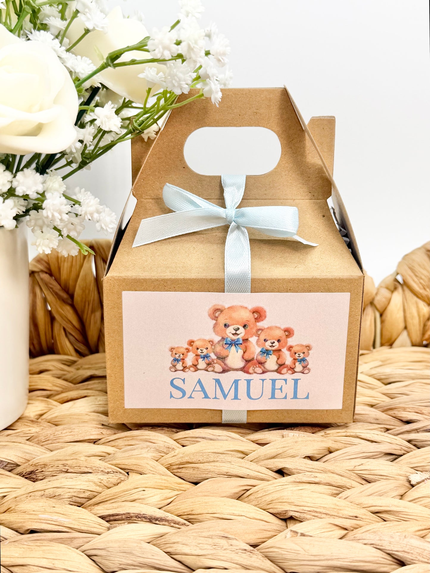 Personalized Mini Bear Goat Milk Soap