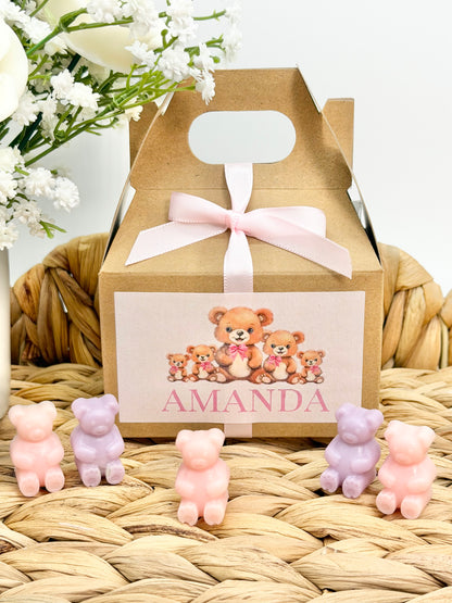 Personalized Mini Bear Goat Milk Soap