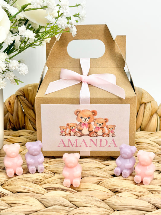 Personalized Mini Bear Goat Milk Soap