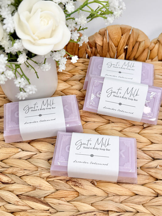 Lavender Cedarwood Goat Milk Soap